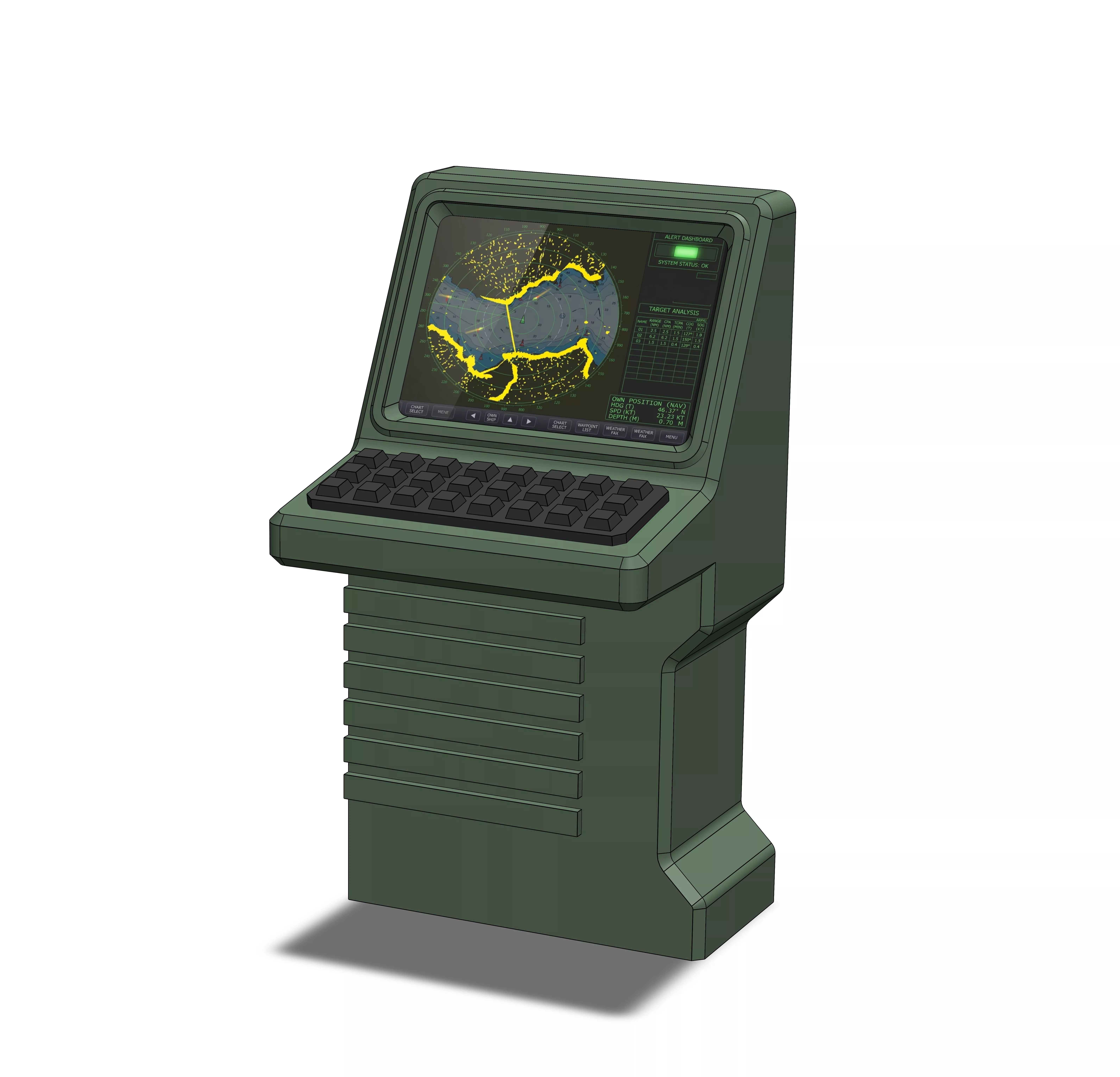 Custom Military Computer 3D print model