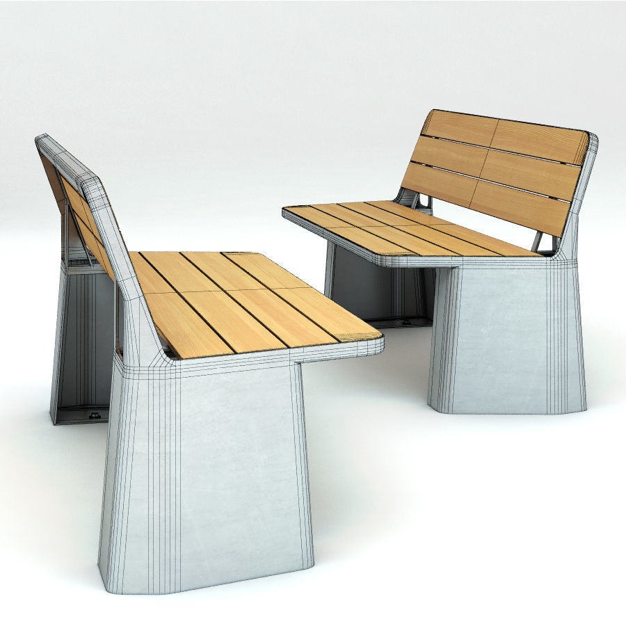 A set of elements of  landscaping 1 3D model_2
