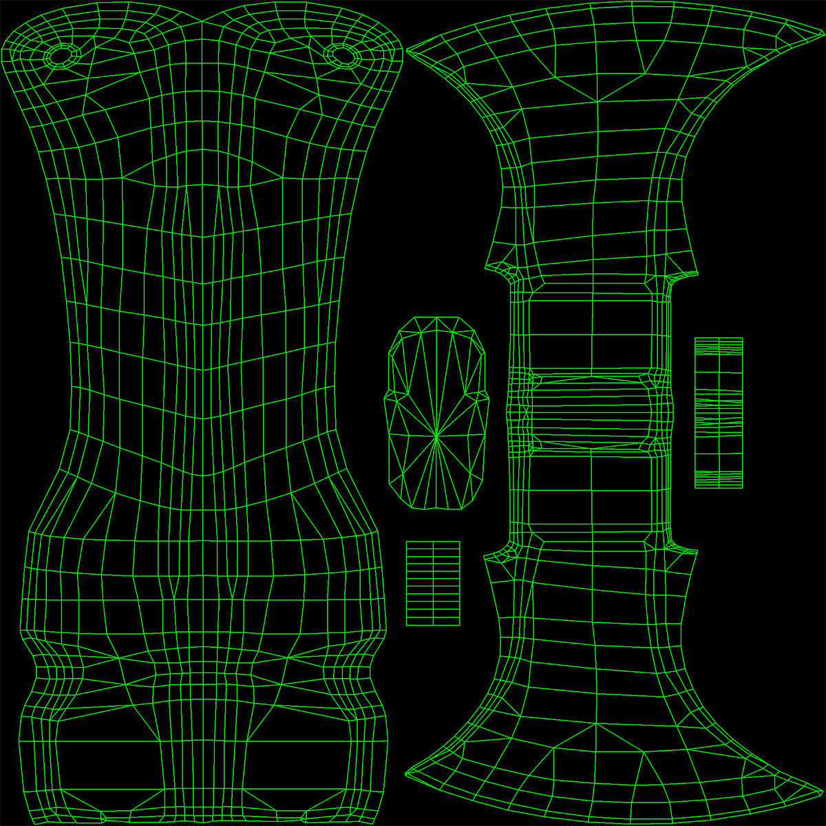 Old axe PBR Low-poly 3D model_8