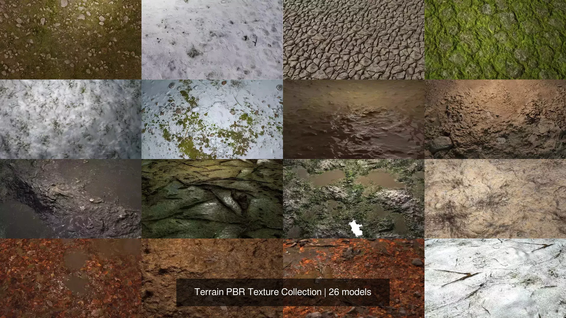 Terrain PBR Texture Collection Texture