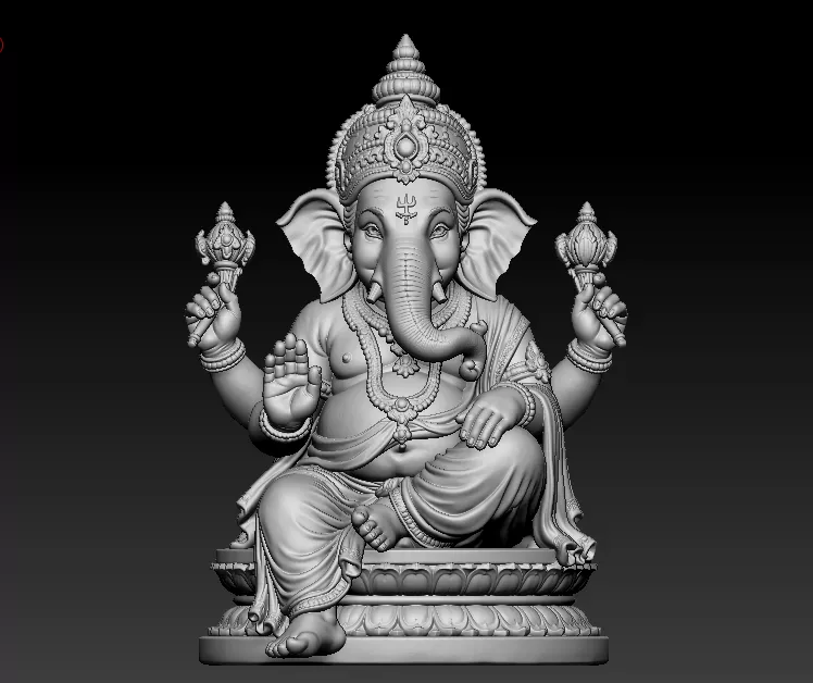 ganesh 3d unique model 3D print model
