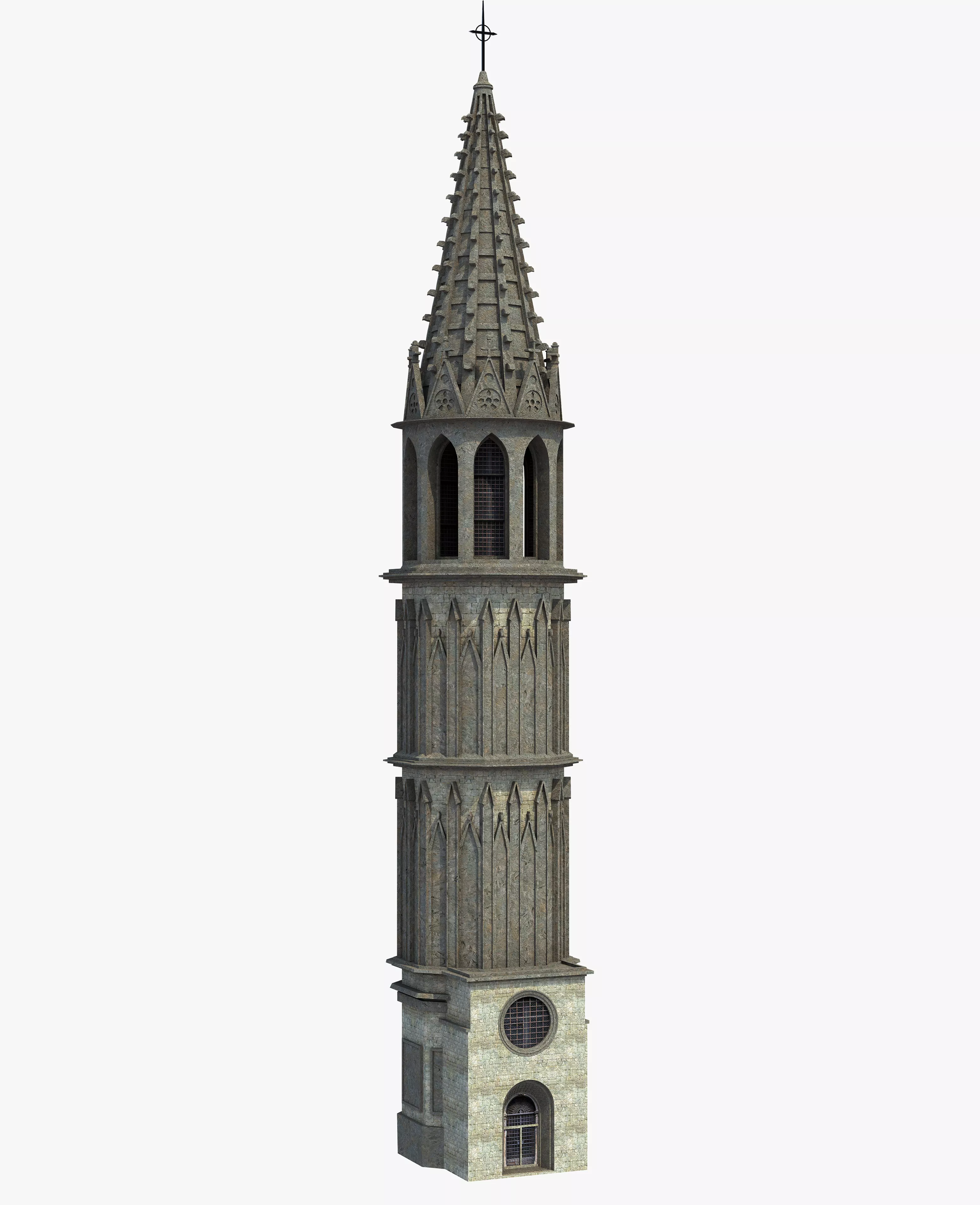 Church Tower Free 3D model
