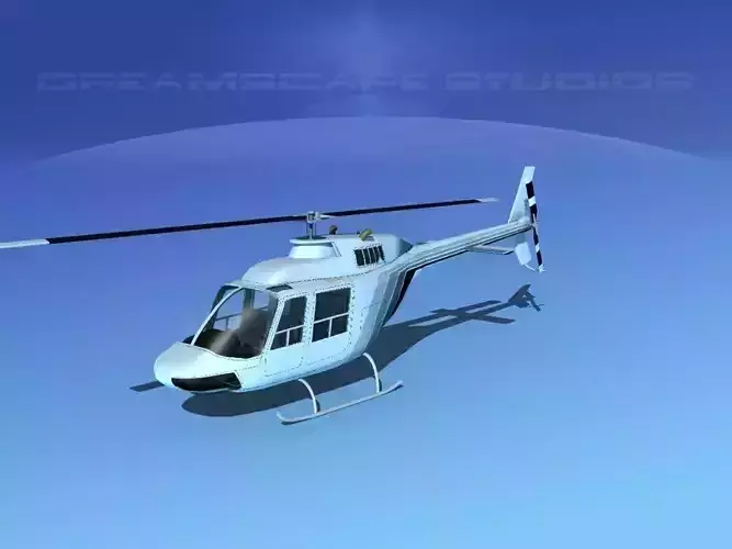 Bell 206 JetRanger V18 3D model