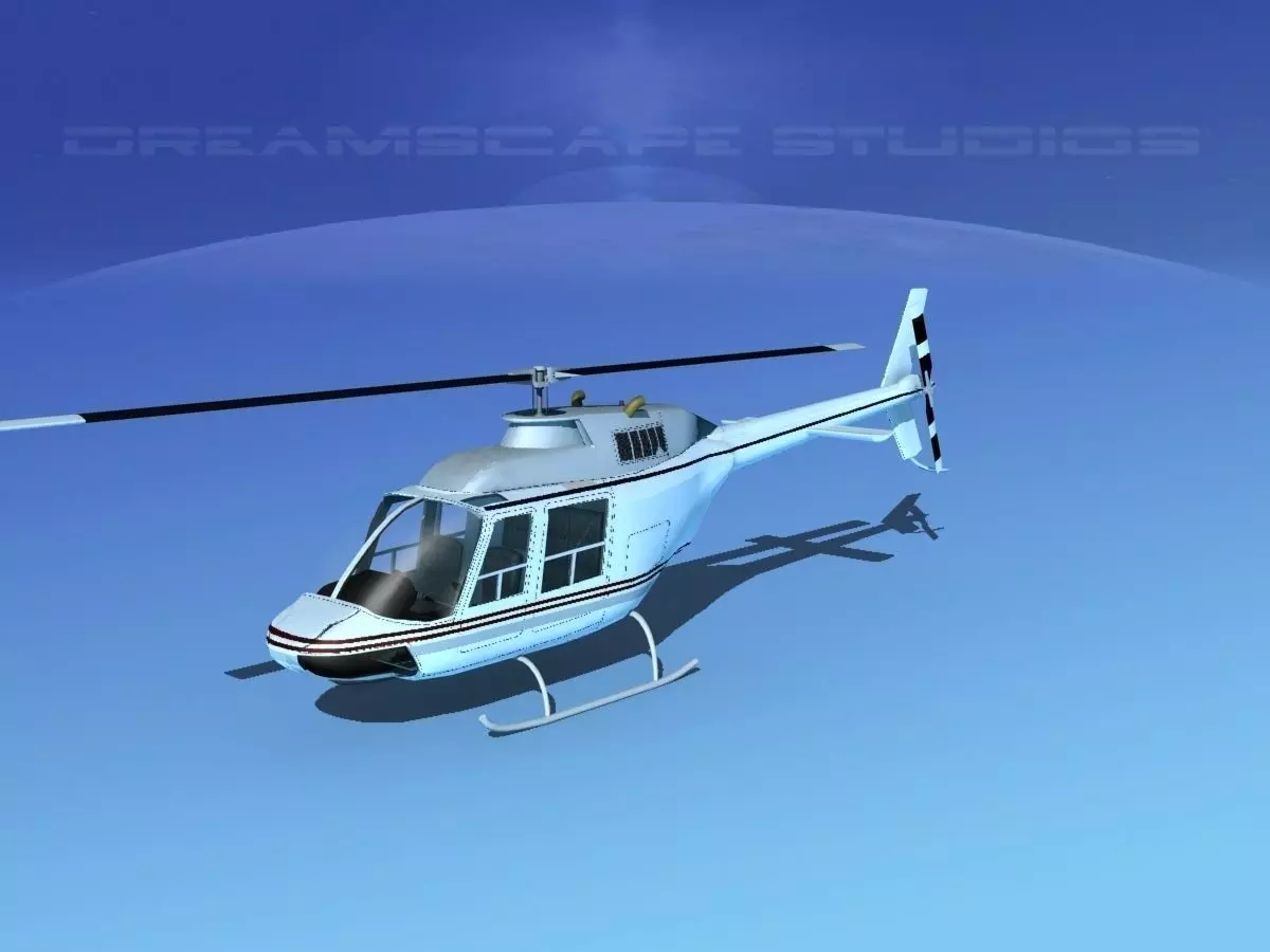 Bell 206 JetRanger V20 3D model_0