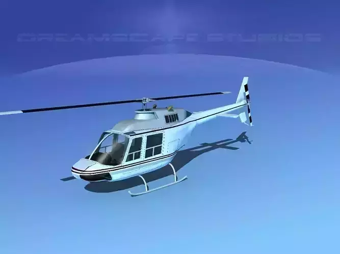 Bell 206 JetRanger V20 3D model