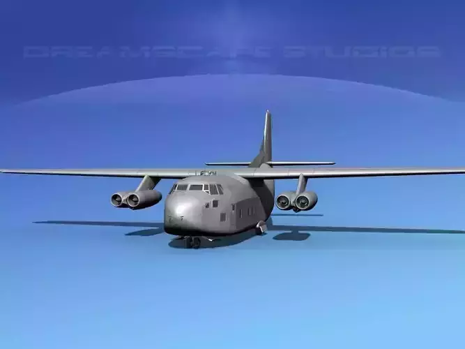 Fairchild C-123A Bare Metal