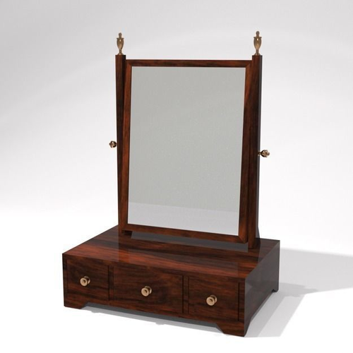 Antique dressing table mirror