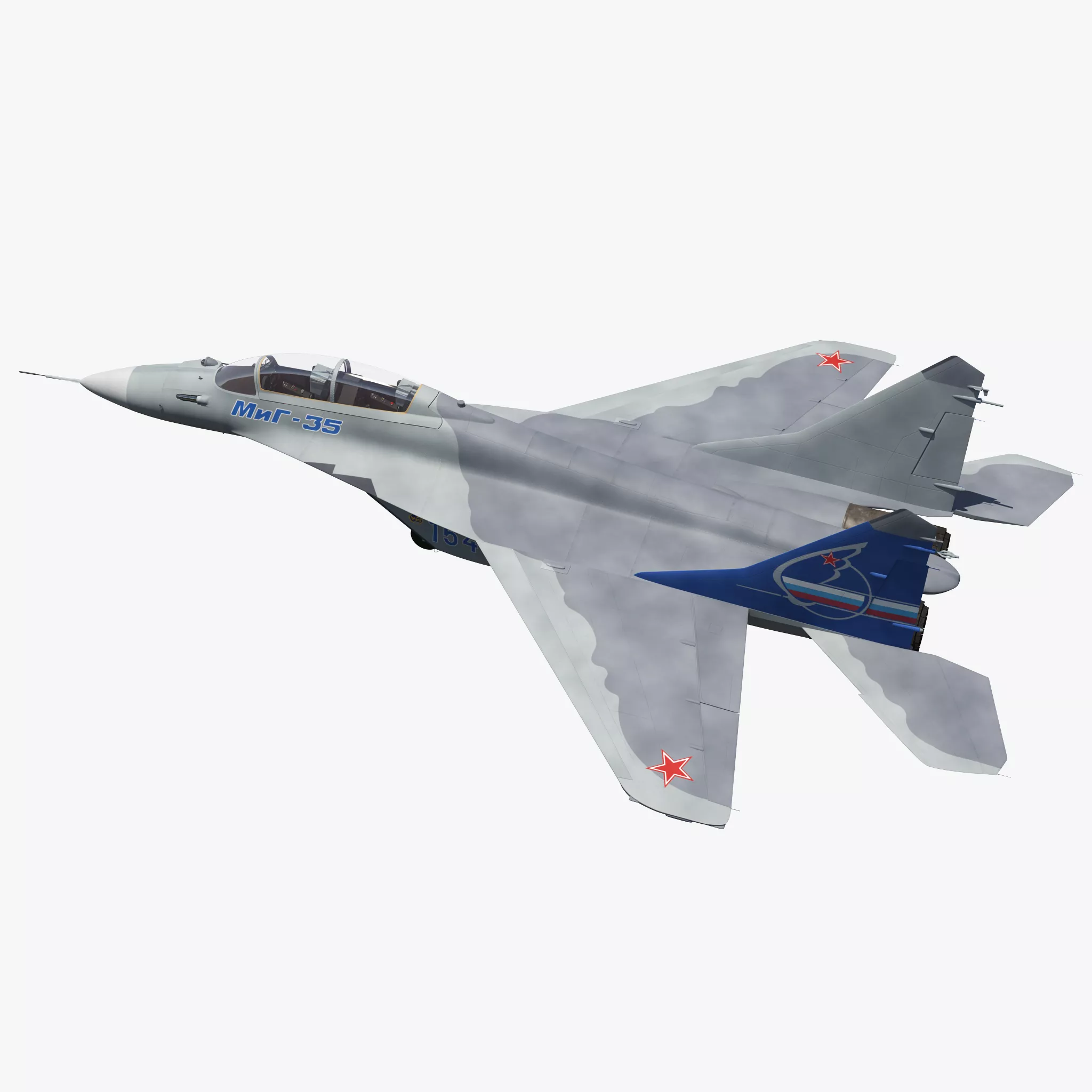 Fighter Mikoyan MiG 35 or Fulcrum F 3D model