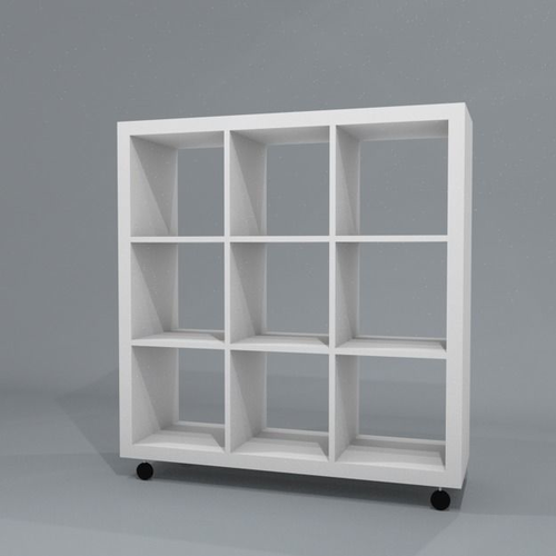 Rolling storage shelves h142 w122 d40