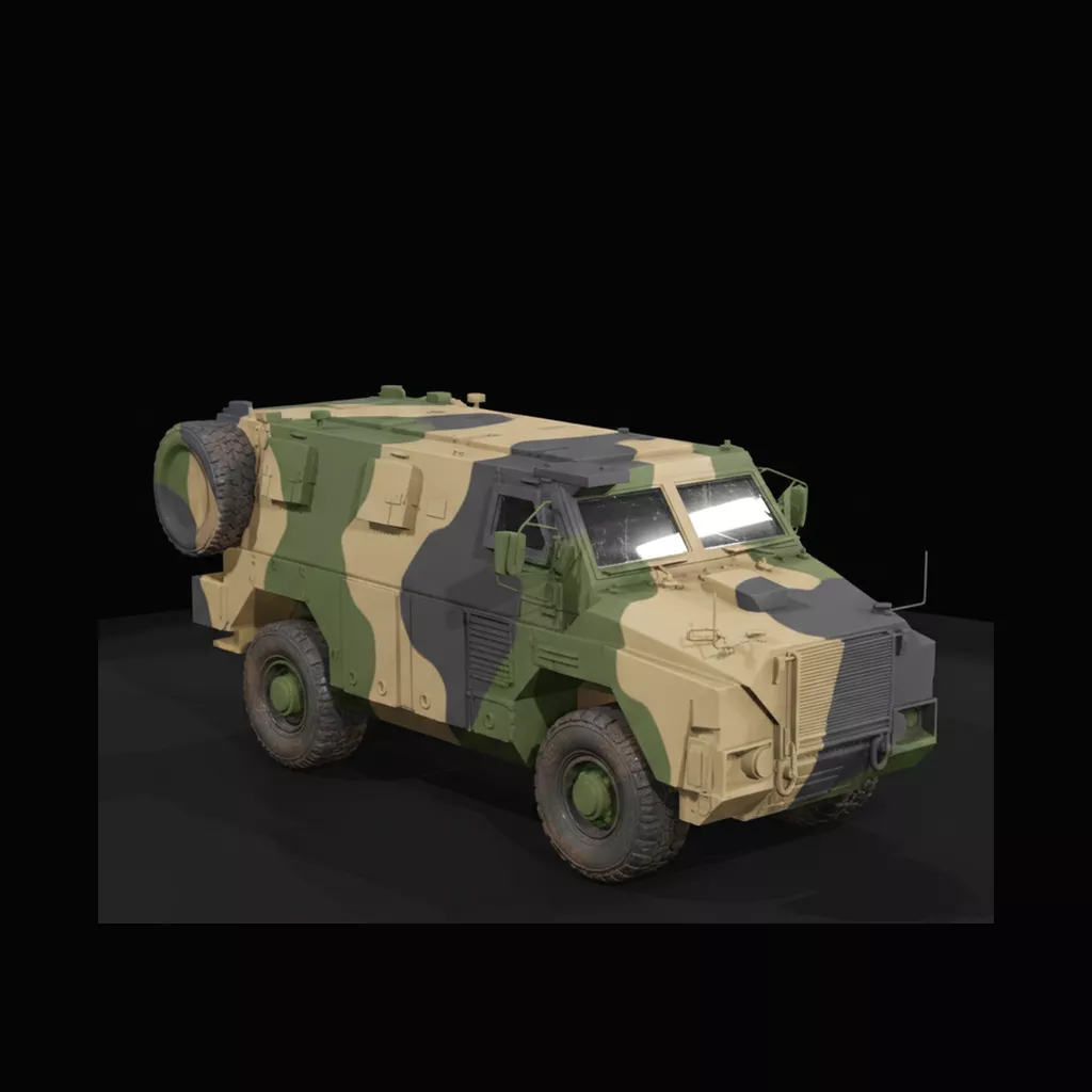2008 Oshkosh Bushmaster 4x4 Assured Mobility 3D print model