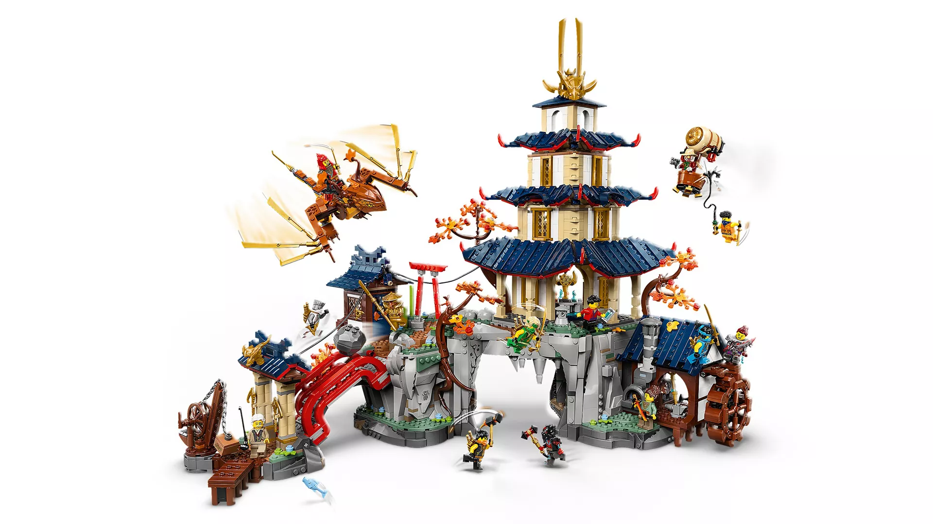 TwindBricks3D - 71814 Tournament Temple City 3D print model