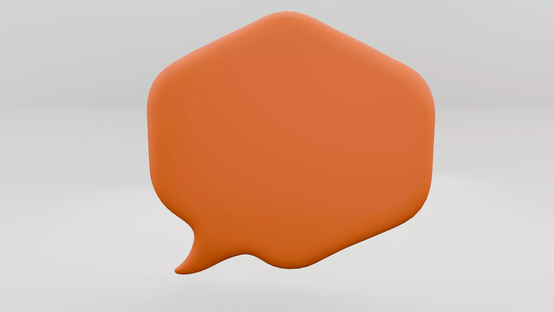 Thought Bubble Low-poly 3D model