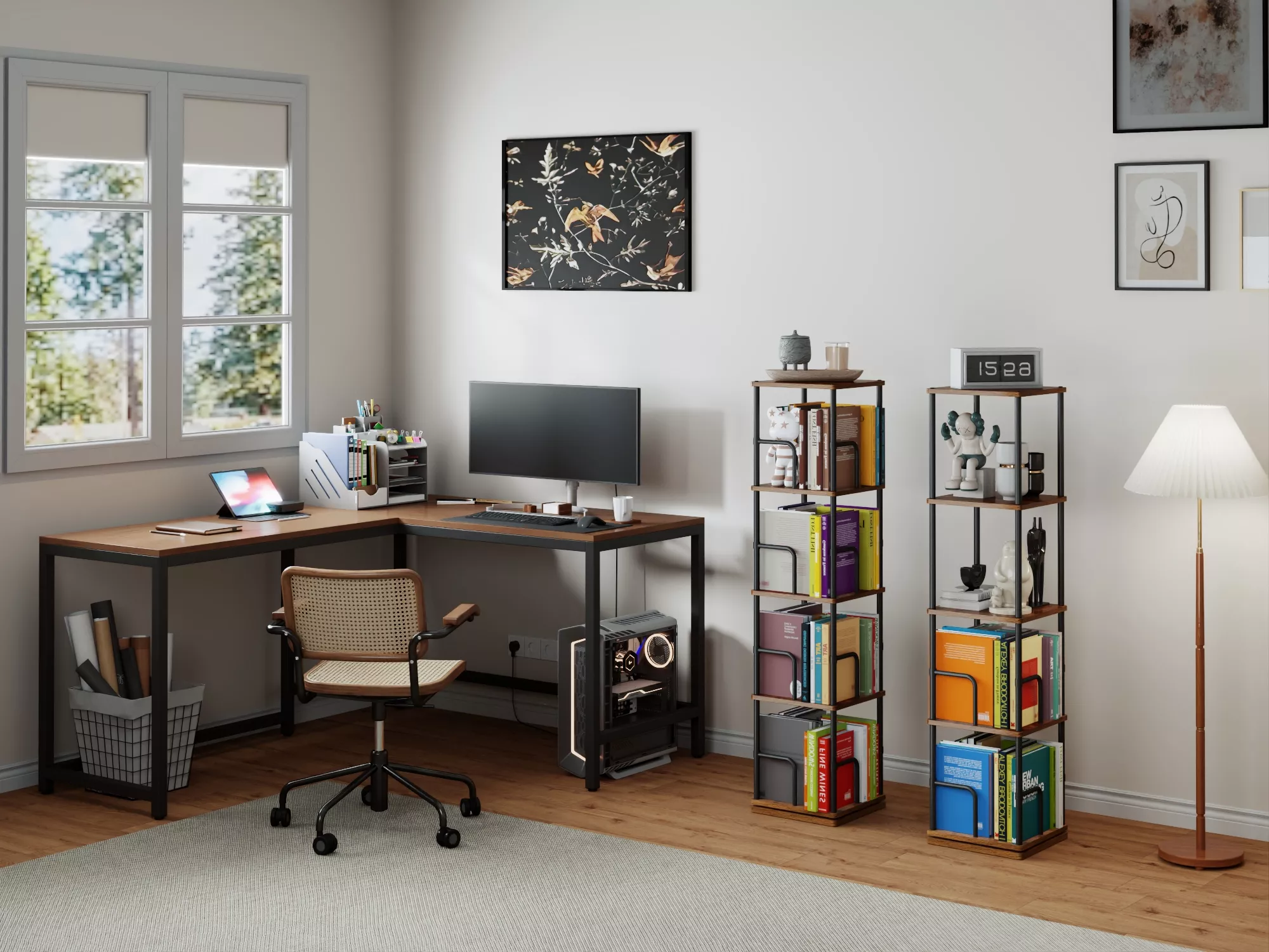 Study Workspace Room 3D Scene 3D model