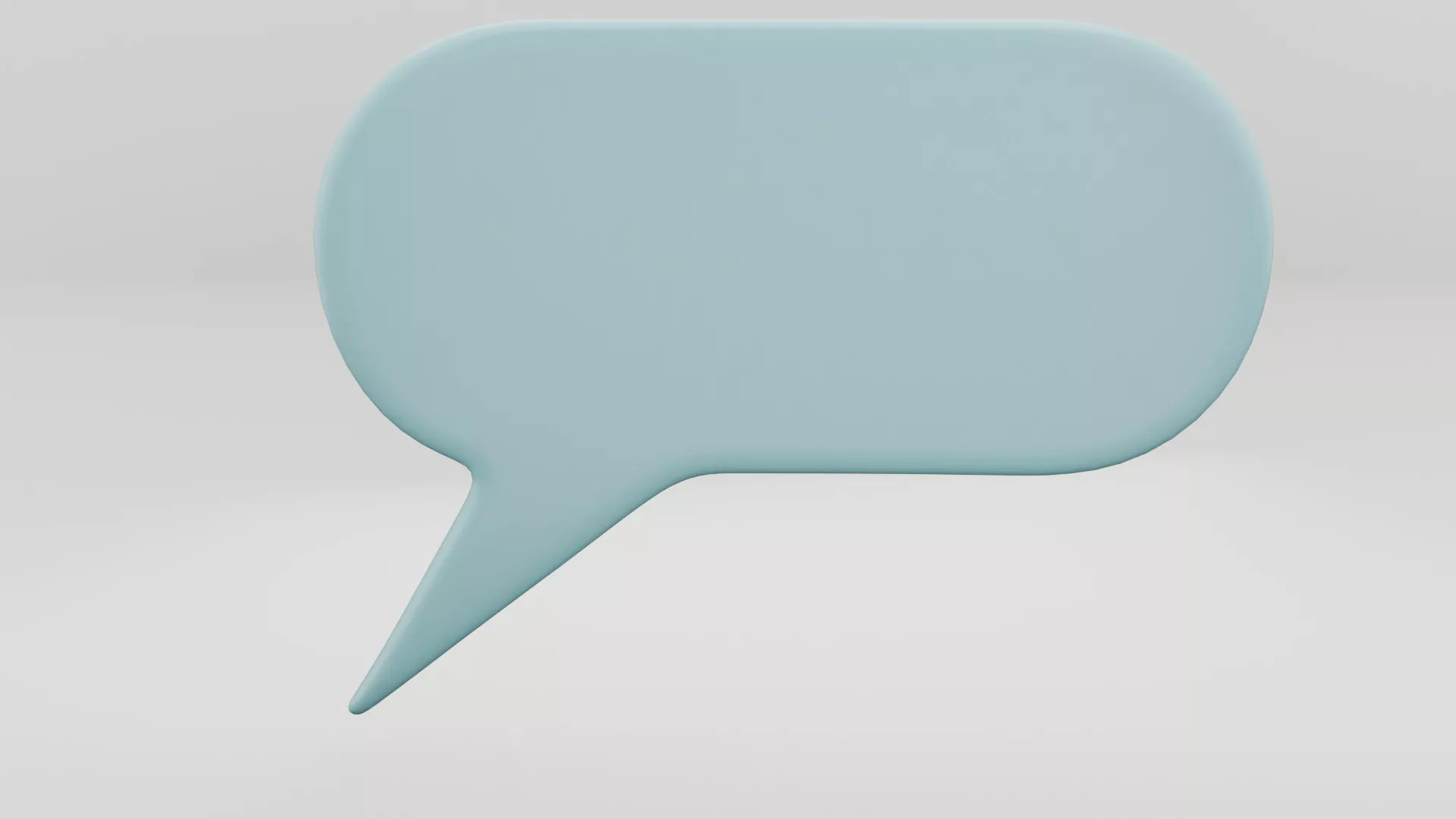 Thought Bubble Low-poly 3D model