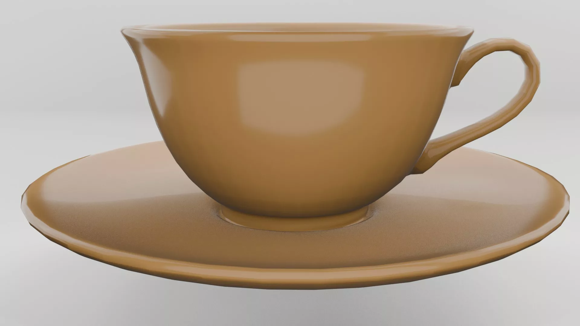 Coffee Cup Low-poly 3D model