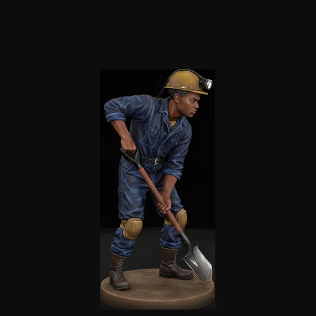 Mine Shoveler Clearing Spoil 3D print model