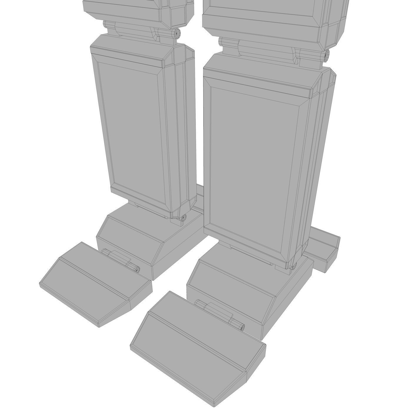 Shikaku The Hipster Robot Next Gen PBR Game and Render Ready Low-poly 3D model_25