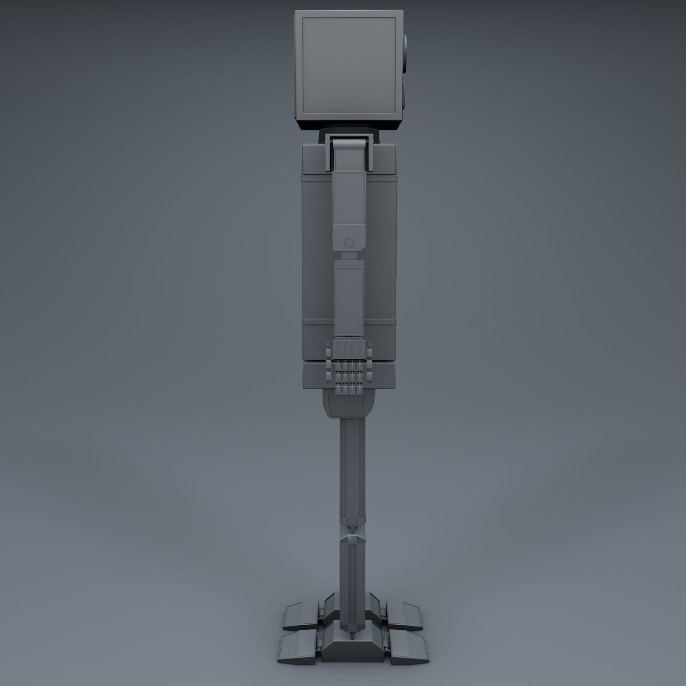 Shikaku The Hipster Robot Next Gen PBR Game and Render Ready Low-poly 3D model_35