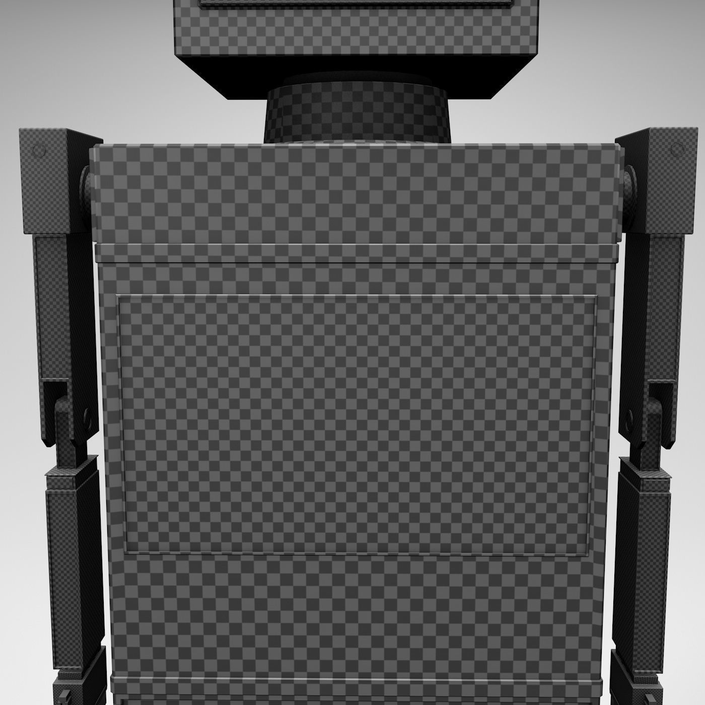 Shikaku The Hipster Robot Next Gen PBR Game and Render Ready Low-poly 3D model_17