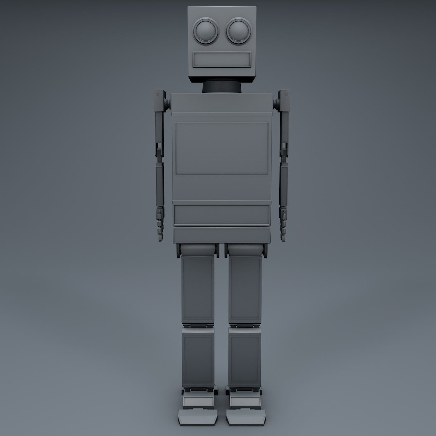 Shikaku The Hipster Robot Next Gen PBR Game and Render Ready Low-poly 3D model_34