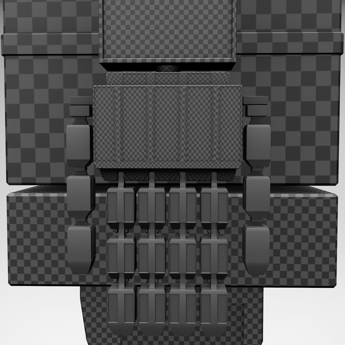 Shikaku The Hipster Robot Next Gen PBR Game and Render Ready Low-poly 3D model_20