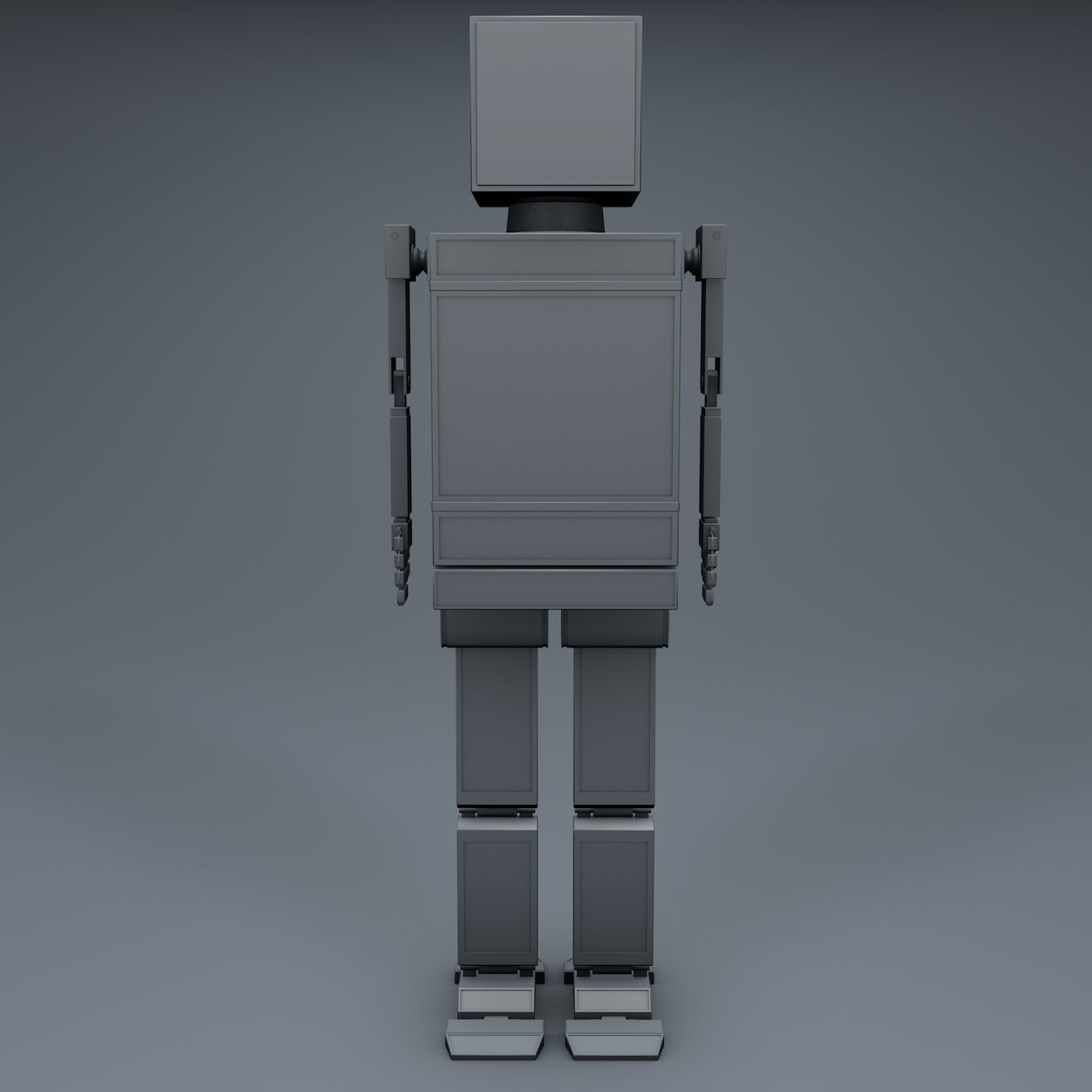 Shikaku The Hipster Robot Next Gen PBR Game and Render Ready Low-poly 3D model_37