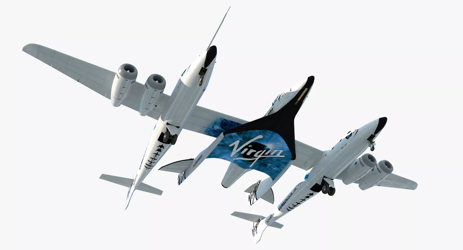 Virgin Galactic SpaceShipTwo 3D model