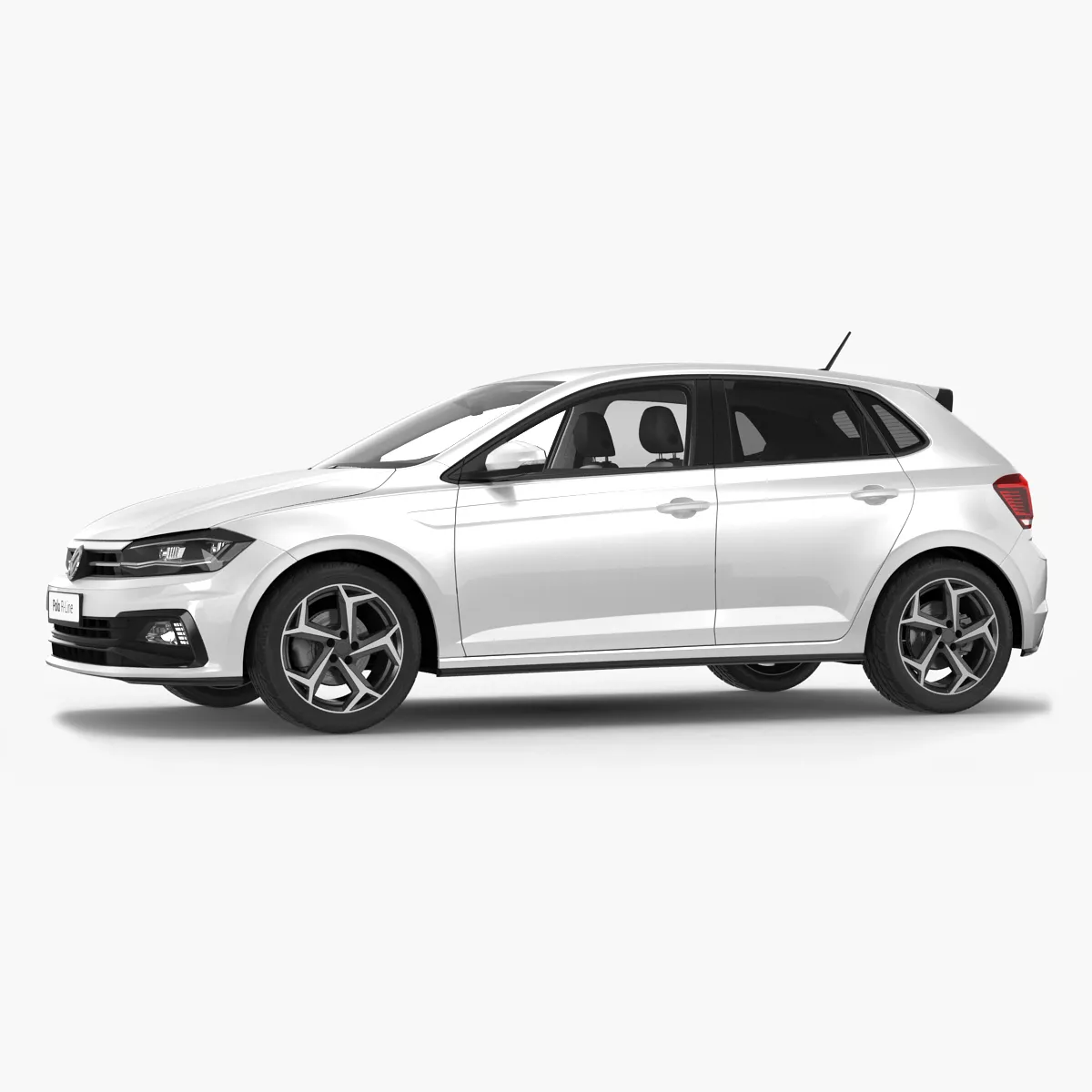 Volkswagen Polo 2018 Simple Interior 3D model