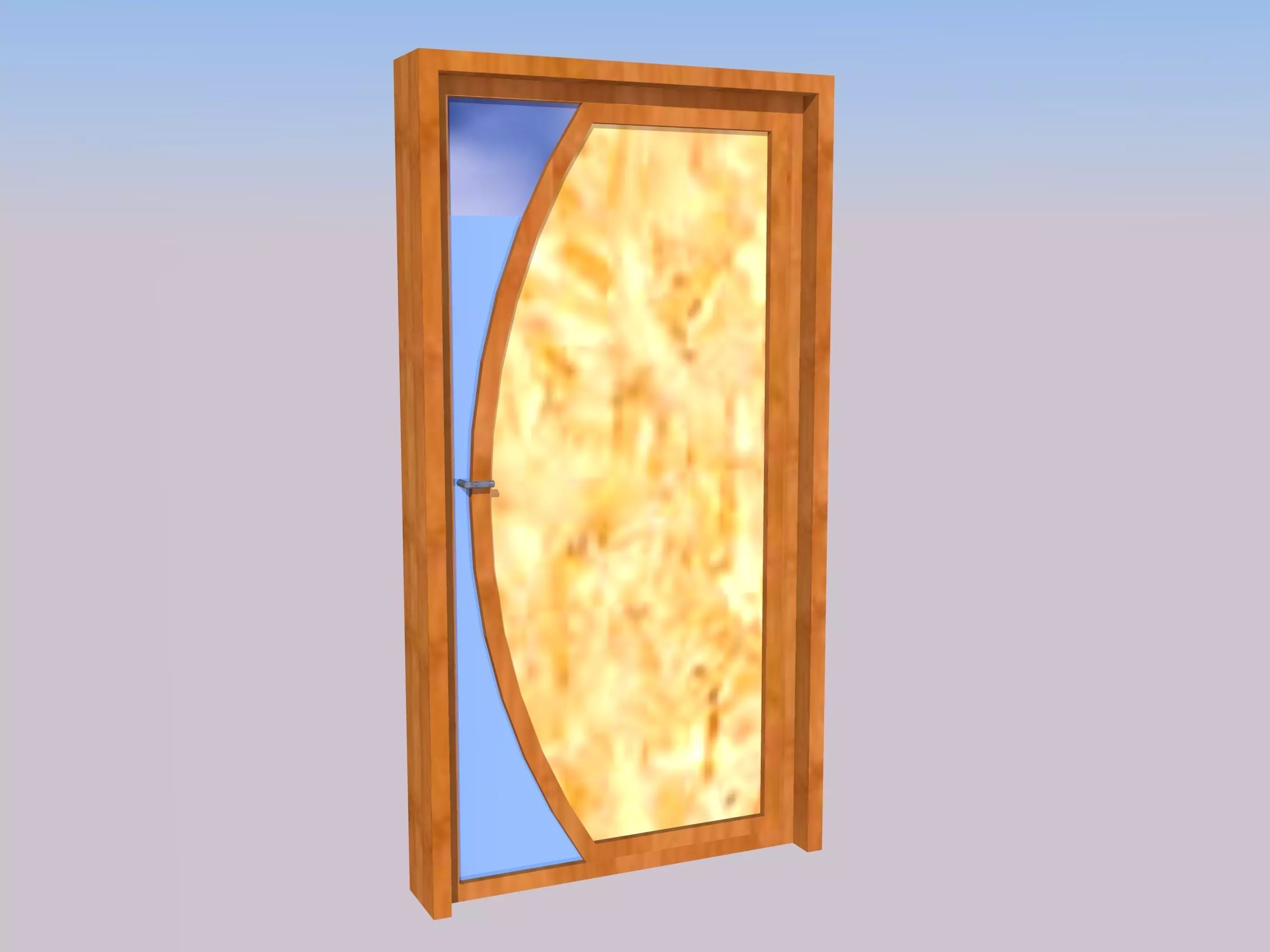 3D Home Door 3D model_0