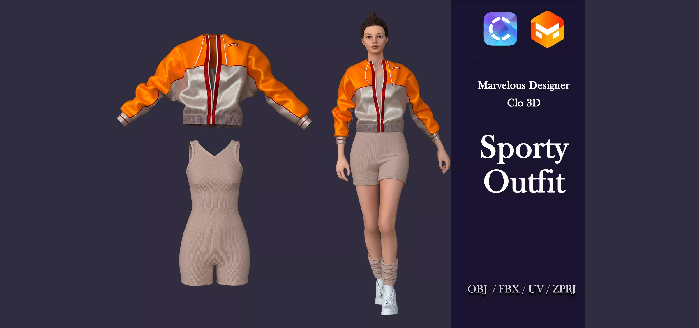 Spoty outfit 3D model