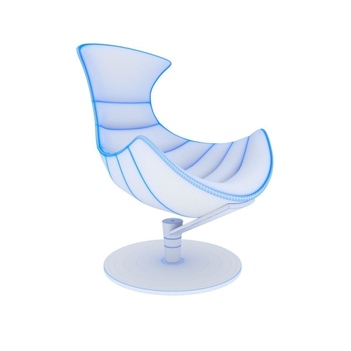 Lobster armchair HD model 3D print model