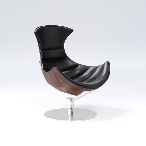 Lobster armchair HD model and lowpoly Low-poly 3D model