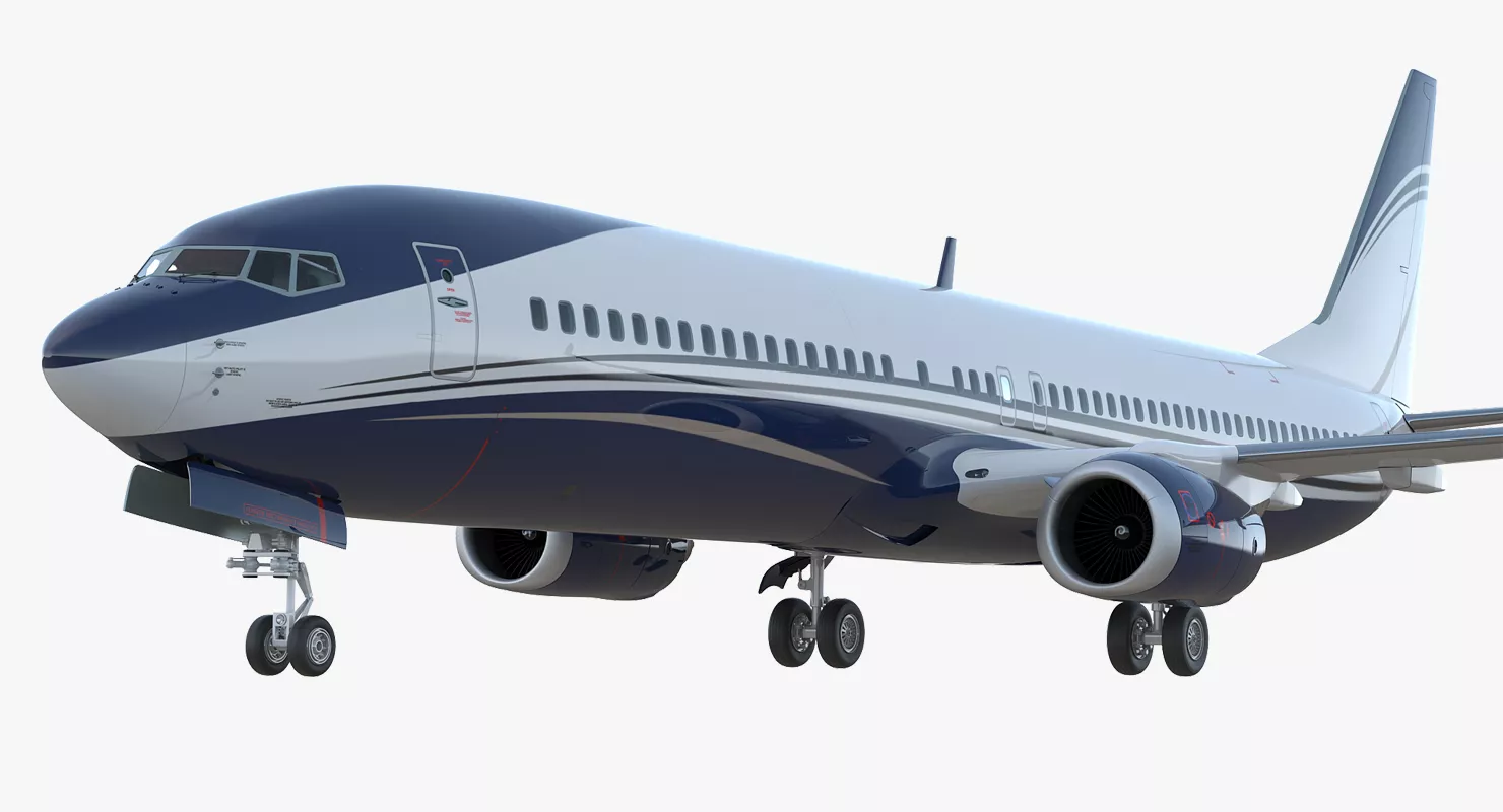Boeing 737 900 ER Generic with Cabin 3D model