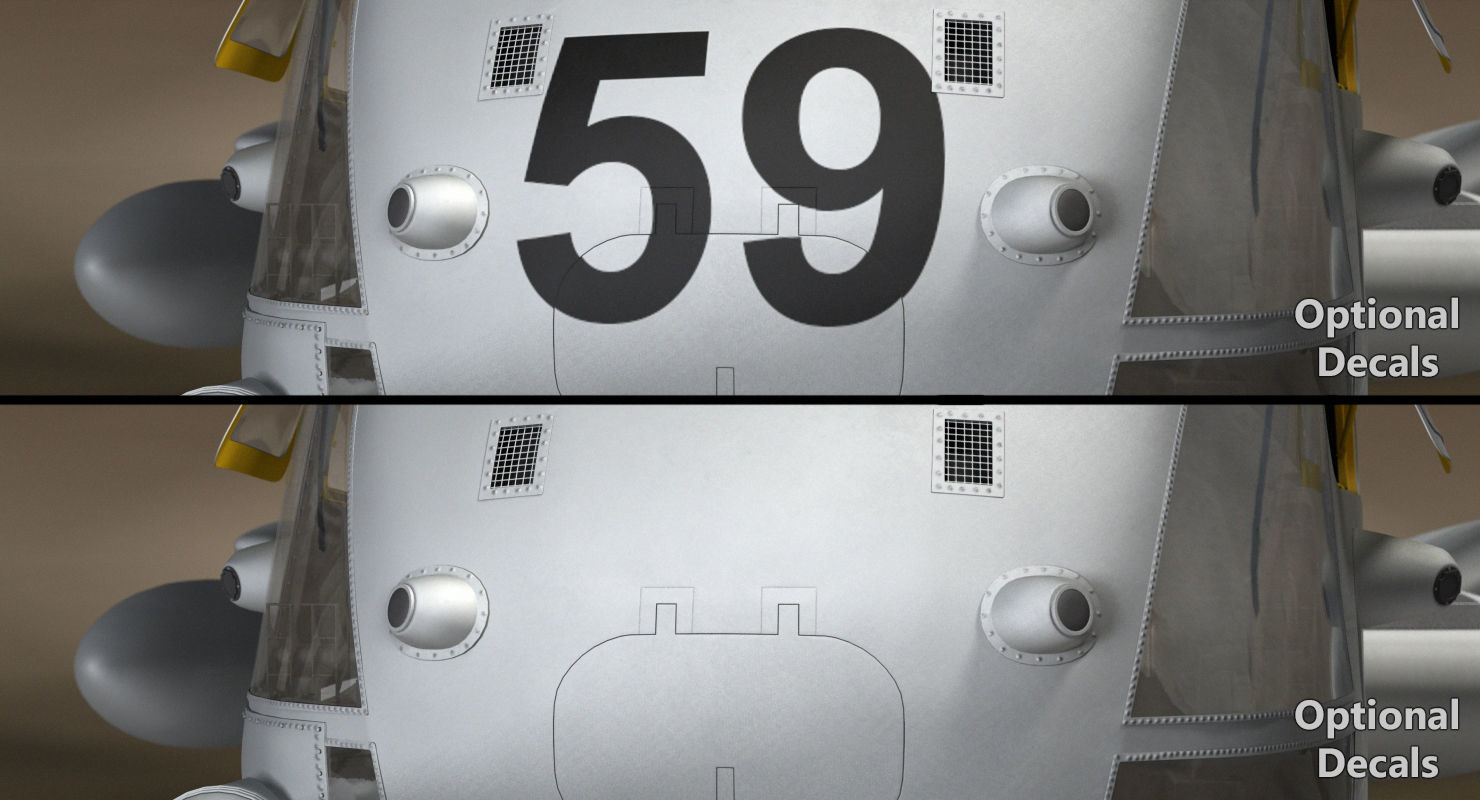 CH-53 Super Stallion Military Helicopter 3D model_47