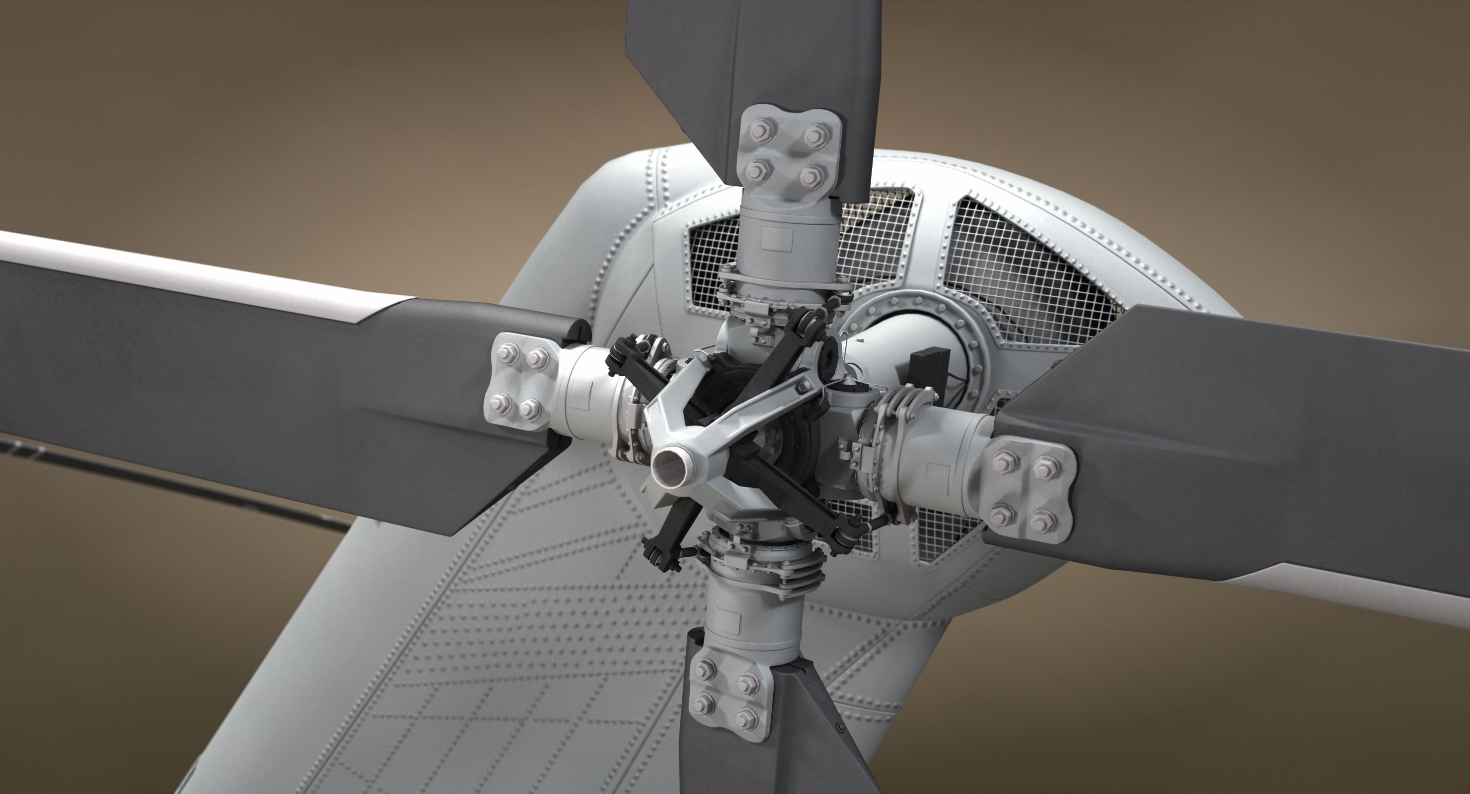 CH-53 Super Stallion Military Helicopter 3D model_2