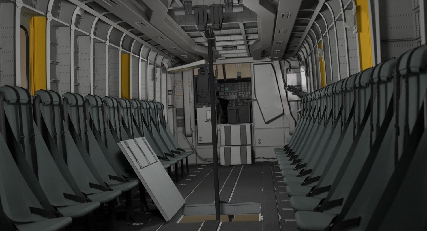 CH-53 Super Stallion Military Helicopter 3D model_30