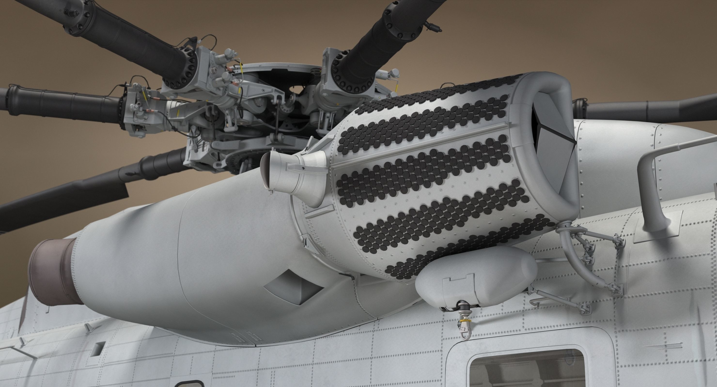 CH-53 Super Stallion Military Helicopter 3D model_15