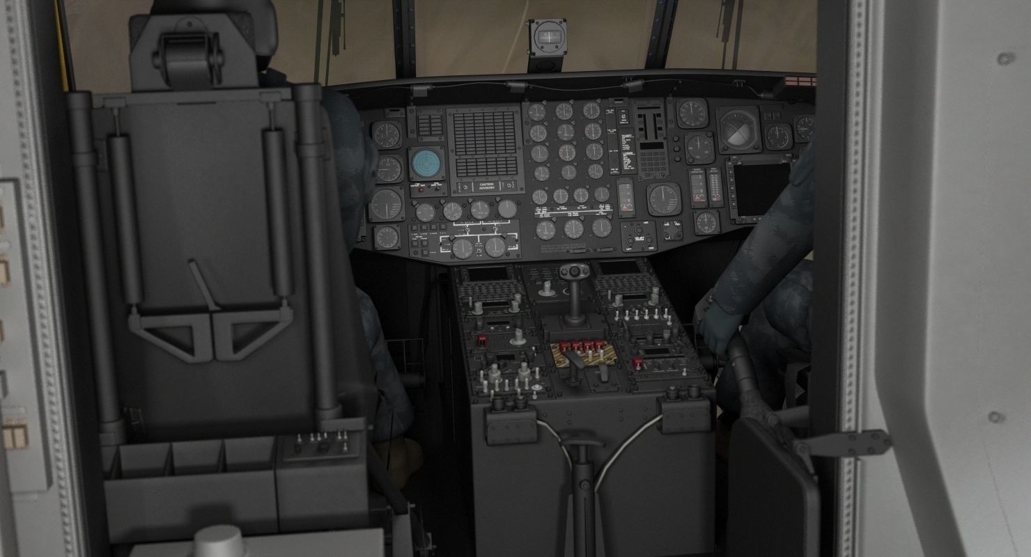 CH-53 Super Stallion Military Helicopter 3D model_28