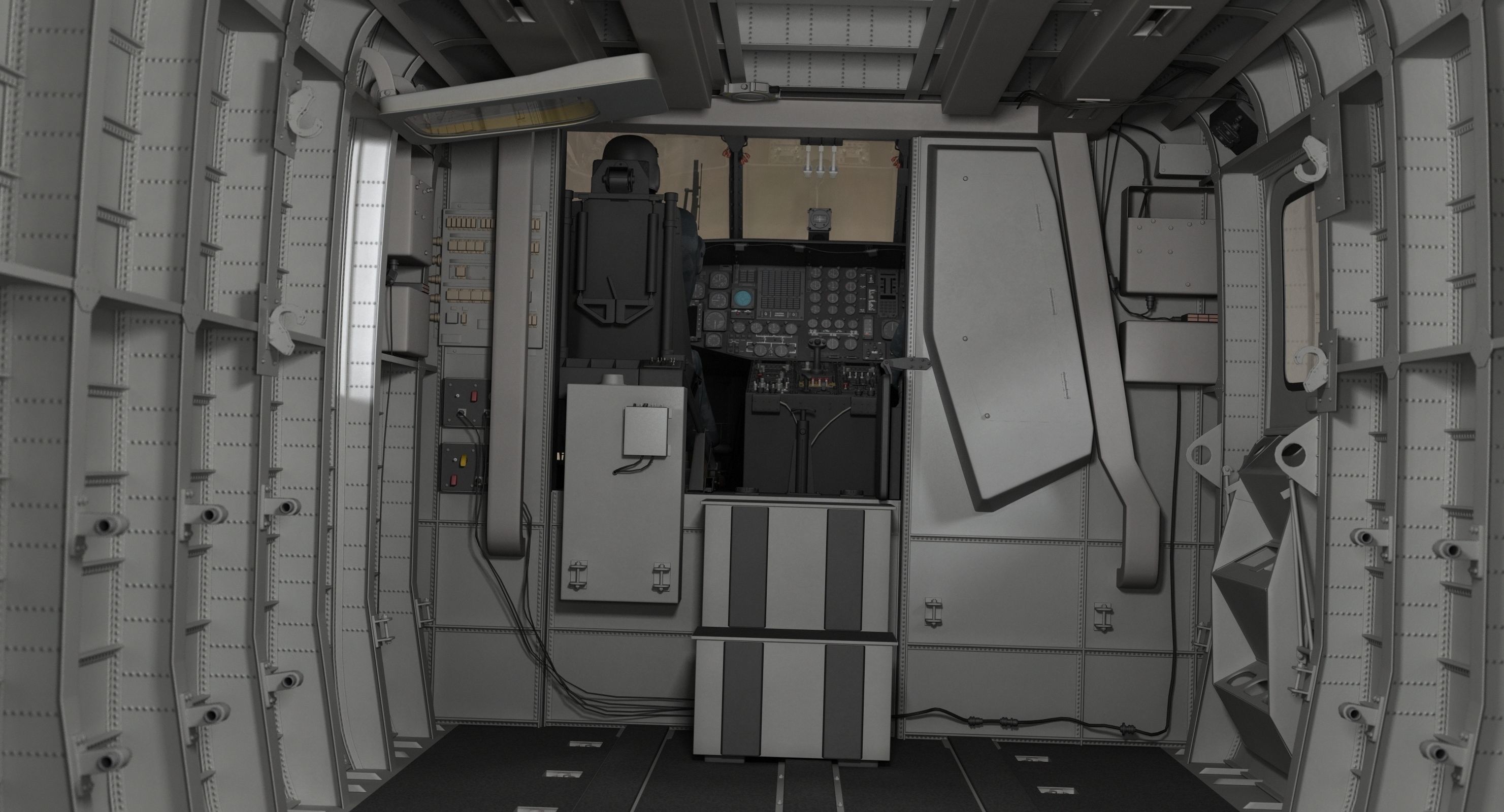 CH-53 Super Stallion Military Helicopter 3D model_25