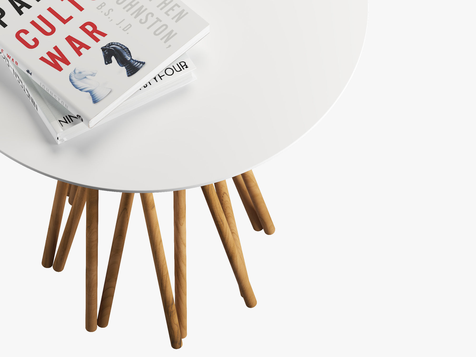 Side tables x 5 3D model_3