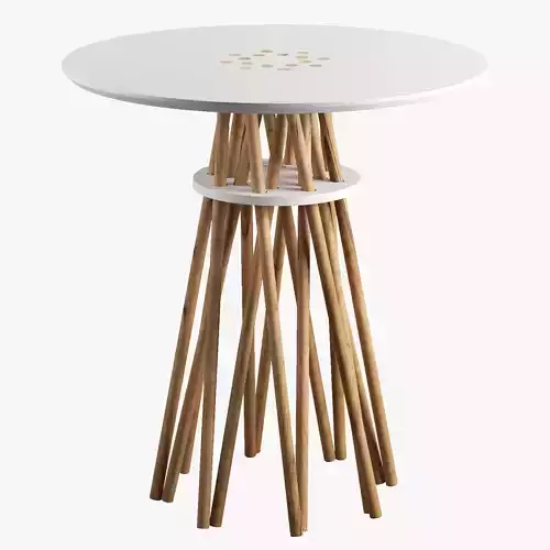 Side tables x 5 3D model