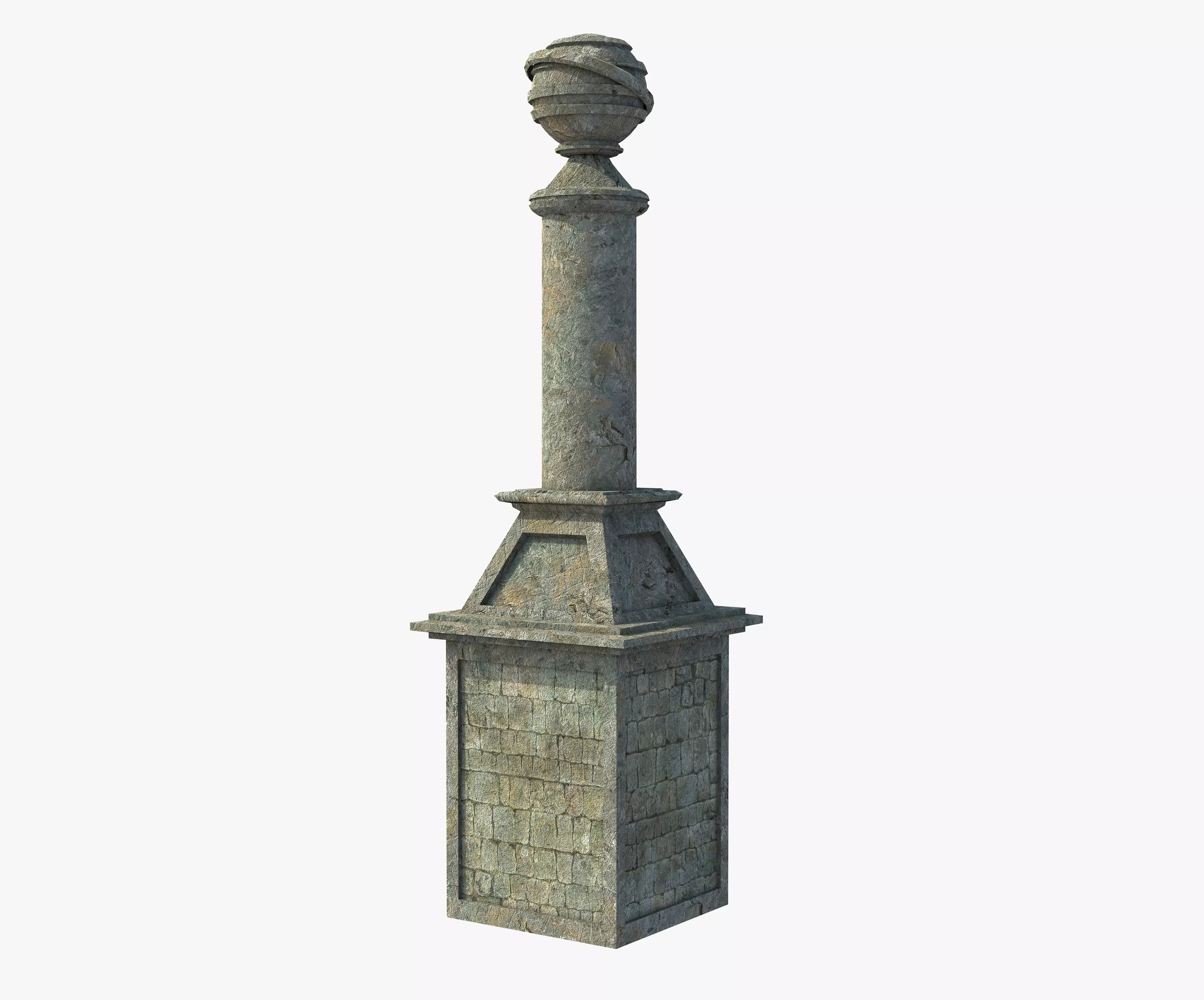 Fantasy Ancient Pillar Free 3D model