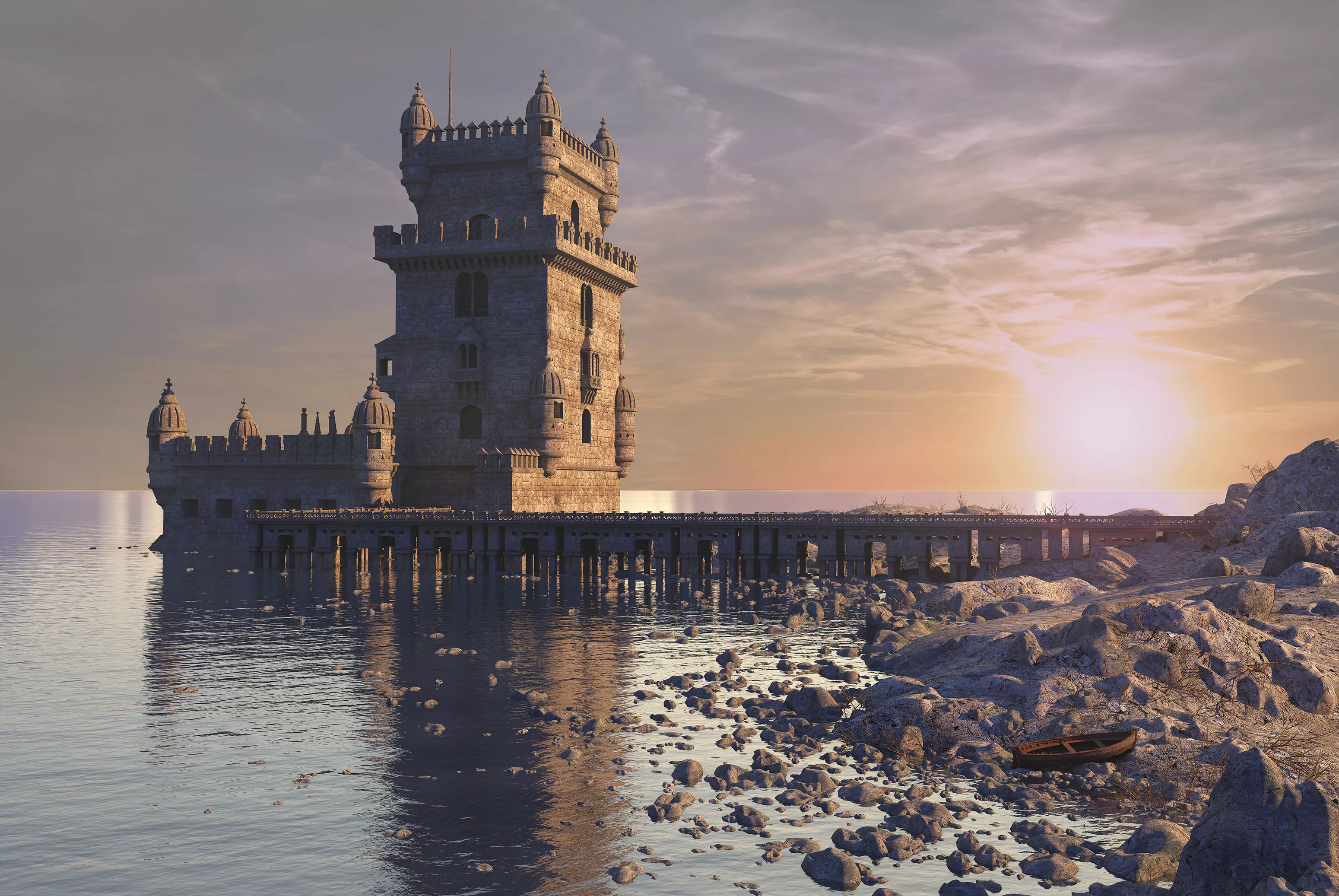 Belem Tower 3D model