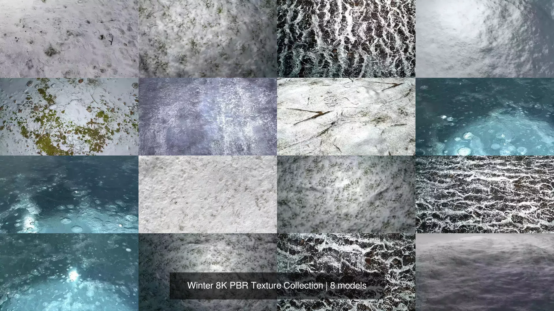 Winter 8K PBR Texture Collection Texture