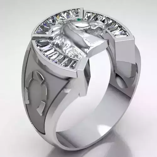 Horse Ring REF-126 3D print model