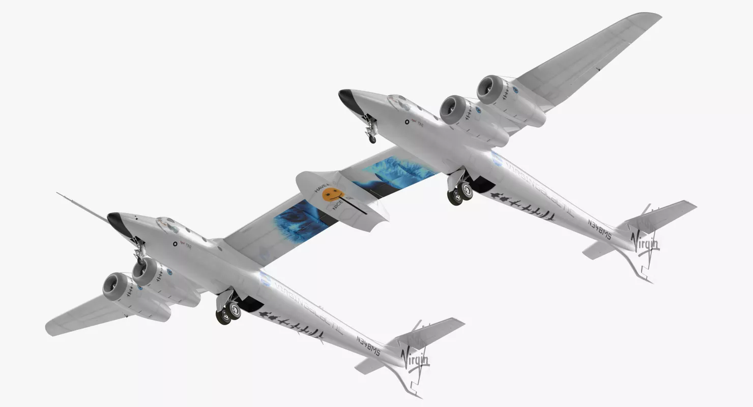 Virgin Galactic LauncherOne 3D model