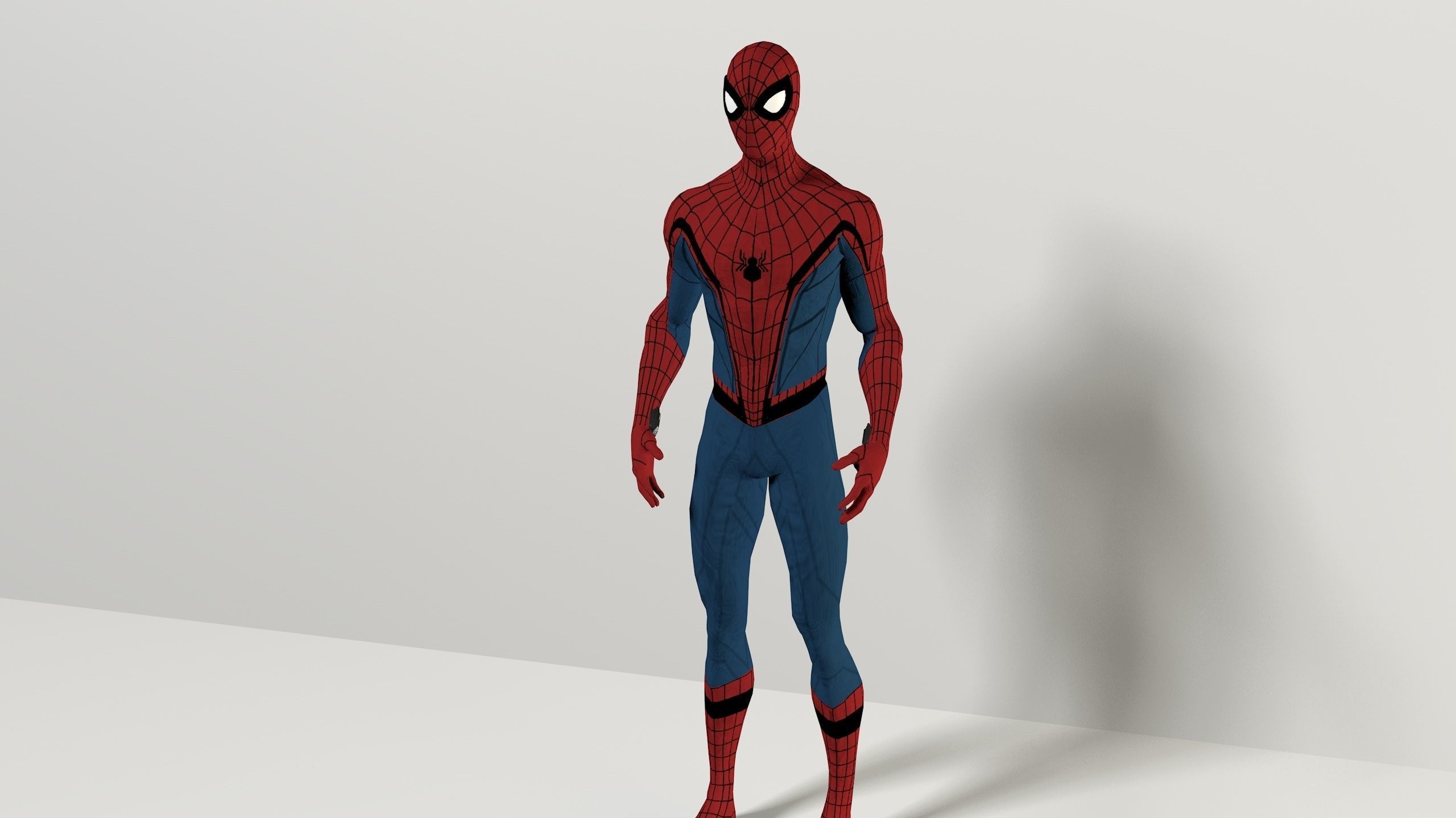 Spiderman Homecoming 3D Model Low-poly 3D model_5