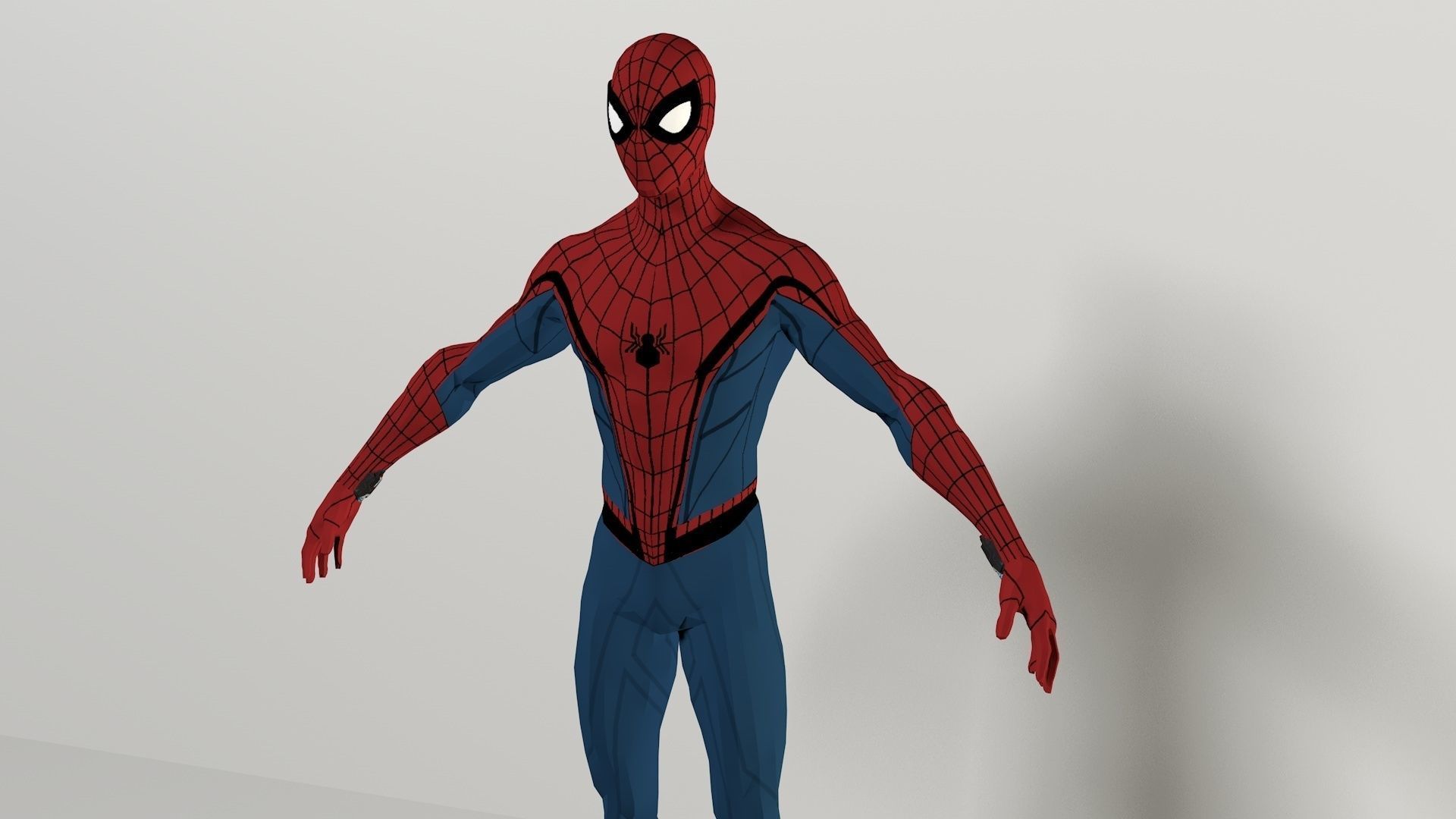 Spiderman Homecoming 3D Model Low-poly 3D model_3