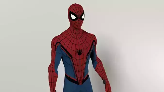Spiderman Homecoming 3D Model Low-poly 3D model