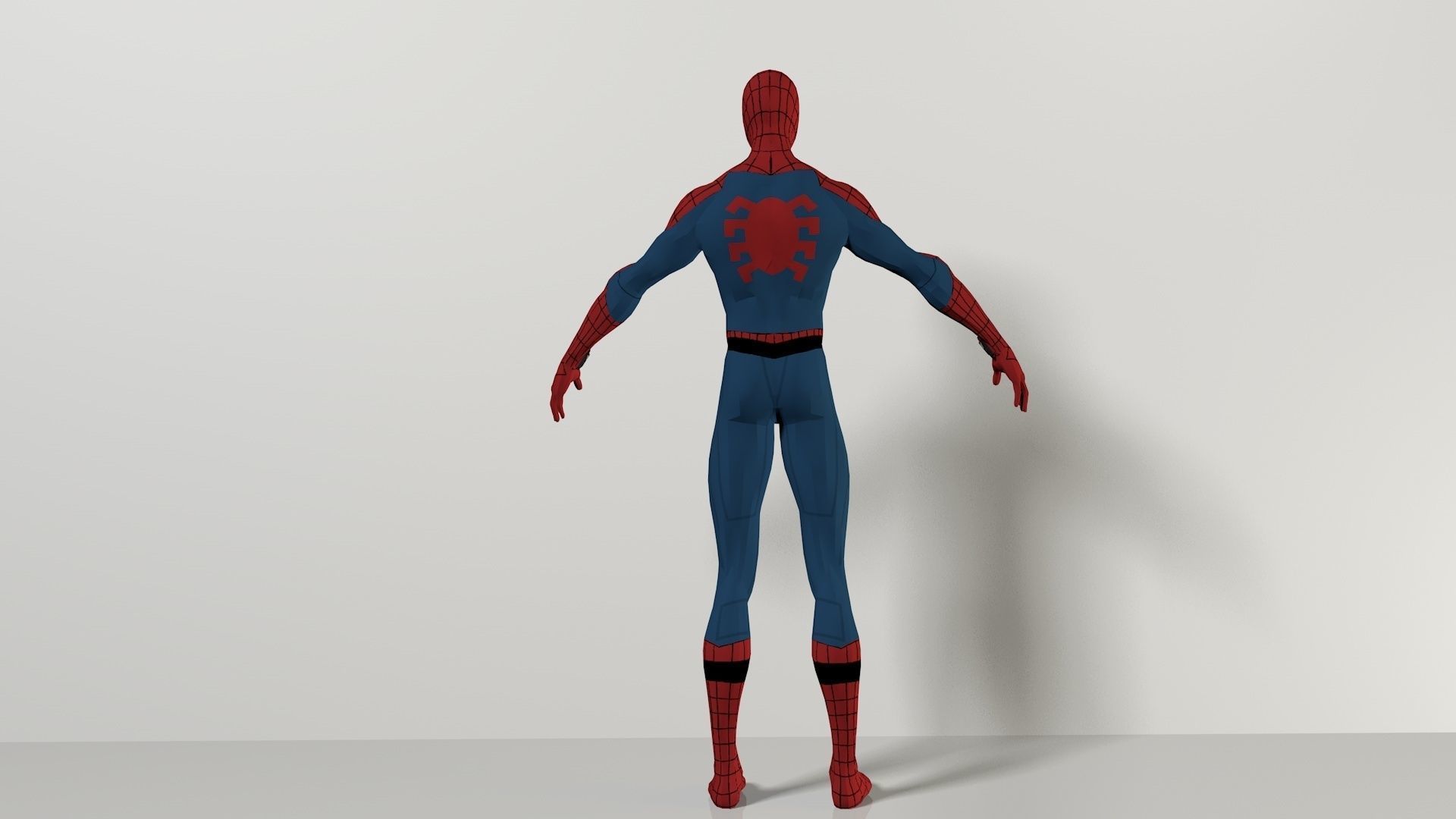 Spiderman Homecoming 3D Model Low-poly 3D model_7
